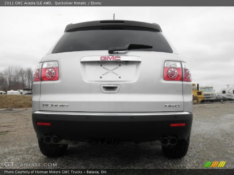 Quicksilver Metallic / Ebony 2011 GMC Acadia SLE AWD