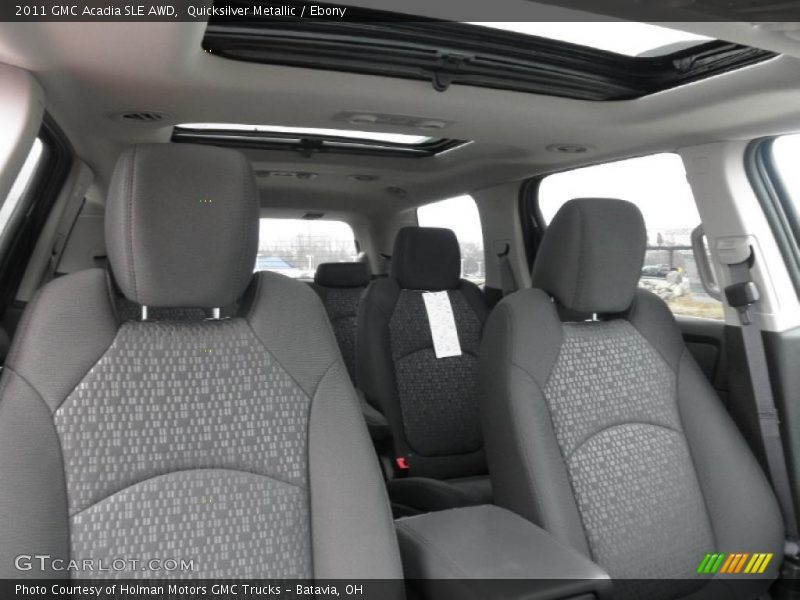 Quicksilver Metallic / Ebony 2011 GMC Acadia SLE AWD