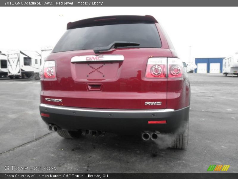 Red Jewel Tintcoat / Ebony 2011 GMC Acadia SLT AWD