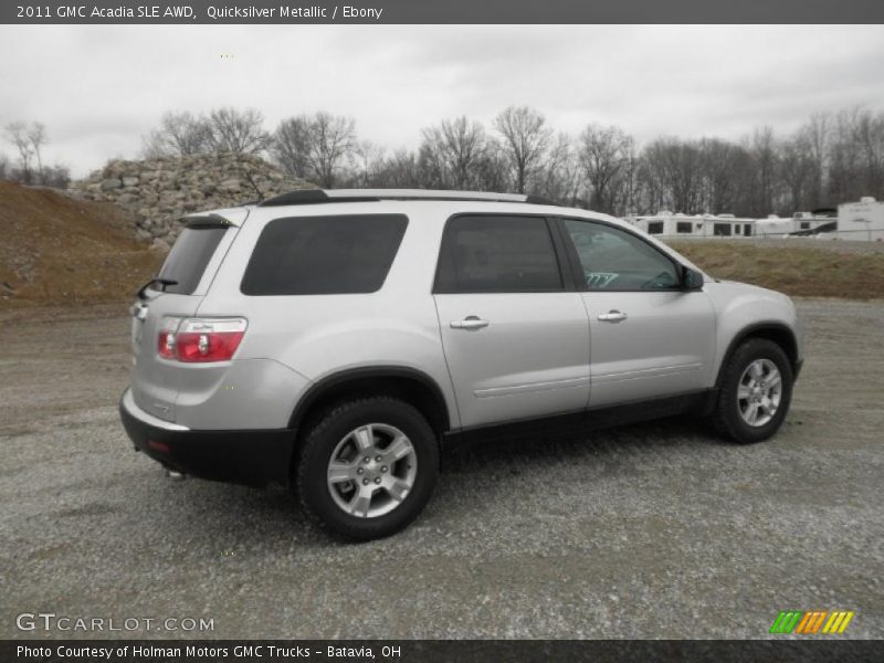 Quicksilver Metallic / Ebony 2011 GMC Acadia SLE AWD