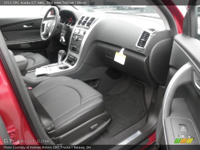 Red Jewel Tintcoat / Ebony 2011 GMC Acadia SLT AWD