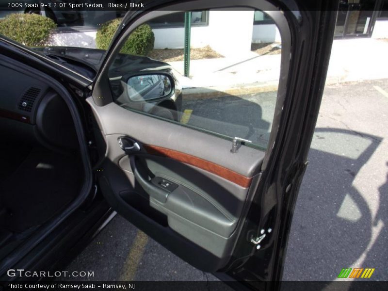 Black / Black 2009 Saab 9-3 2.0T Sport Sedan