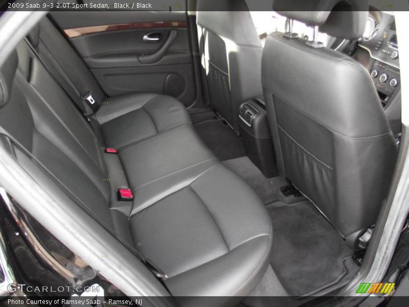 Black / Black 2009 Saab 9-3 2.0T Sport Sedan