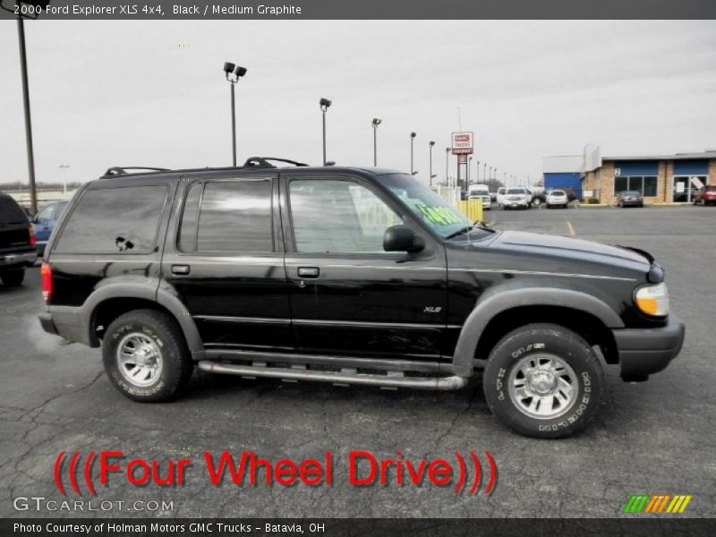 Black / Medium Graphite 2000 Ford Explorer XLS 4x4