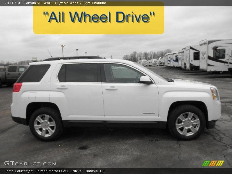 Olympic White / Light Titanium 2011 GMC Terrain SLE AWD