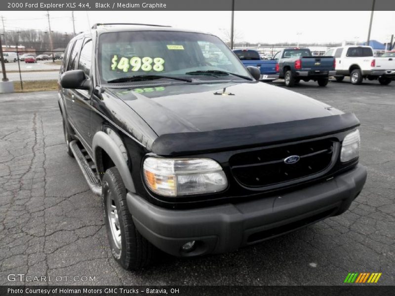Black / Medium Graphite 2000 Ford Explorer XLS 4x4