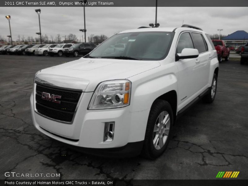 Olympic White / Light Titanium 2011 GMC Terrain SLE AWD