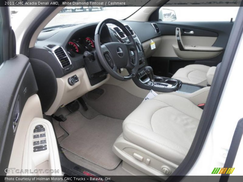  2011 Acadia Denali AWD Cashmere Interior