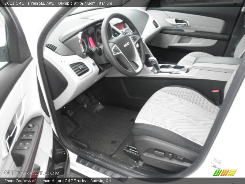  2011 Terrain SLE AWD Light Titanium Interior