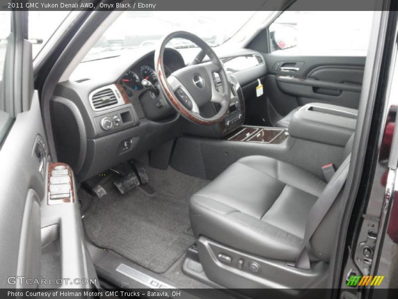 Onyx Black / Ebony 2011 GMC Yukon Denali AWD