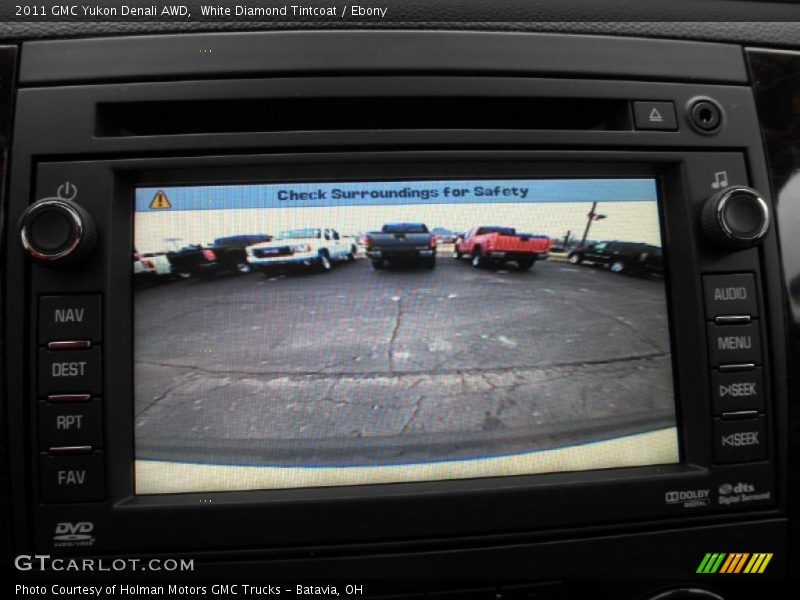 White Diamond Tintcoat / Ebony 2011 GMC Yukon Denali AWD