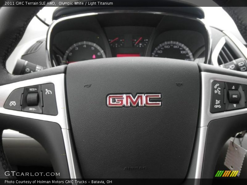 Olympic White / Light Titanium 2011 GMC Terrain SLE AWD