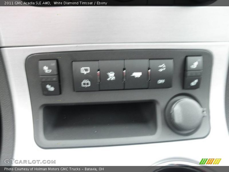 White Diamond Tintcoat / Ebony 2011 GMC Acadia SLE AWD