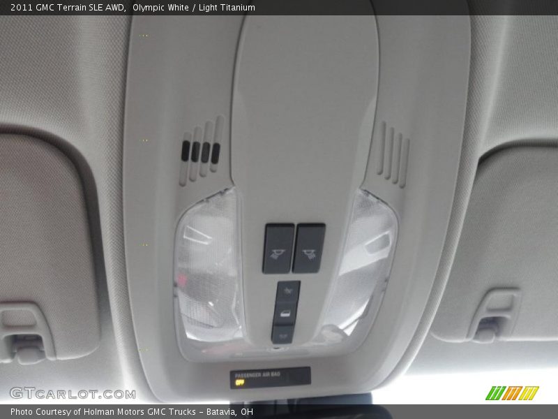 Olympic White / Light Titanium 2011 GMC Terrain SLE AWD