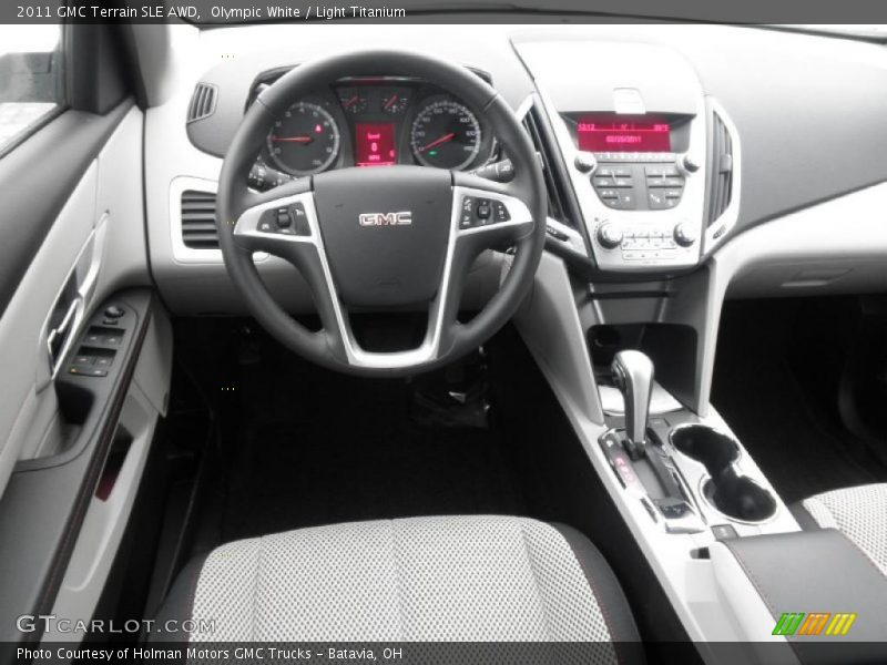 Olympic White / Light Titanium 2011 GMC Terrain SLE AWD