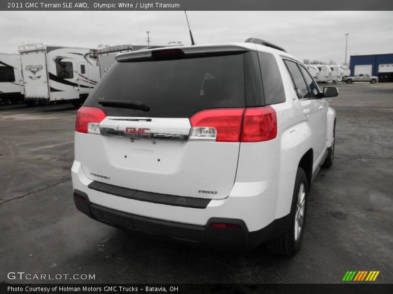 Olympic White / Light Titanium 2011 GMC Terrain SLE AWD