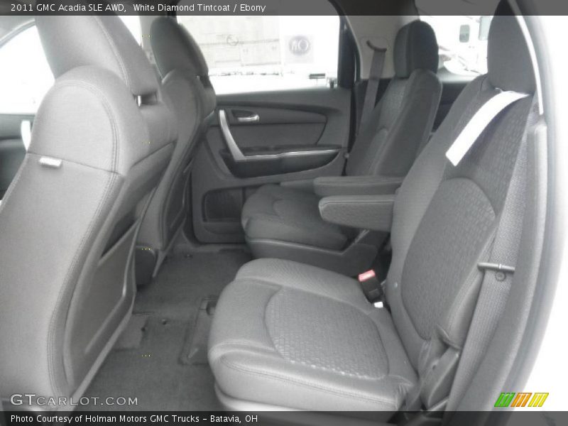 White Diamond Tintcoat / Ebony 2011 GMC Acadia SLE AWD