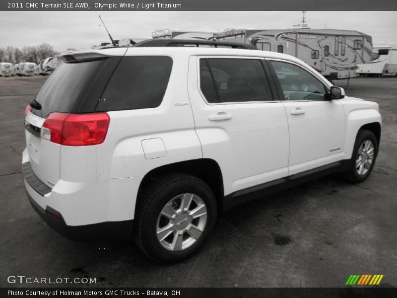 Olympic White / Light Titanium 2011 GMC Terrain SLE AWD