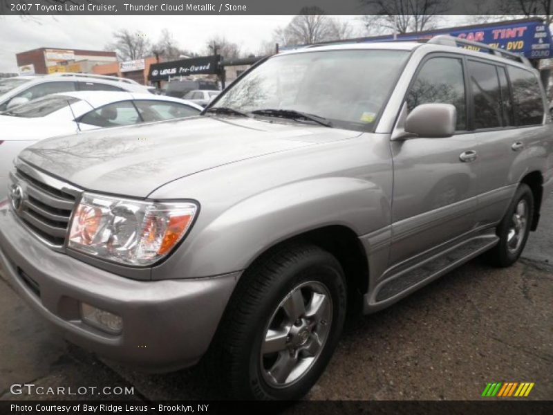 Thunder Cloud Metallic / Stone 2007 Toyota Land Cruiser
