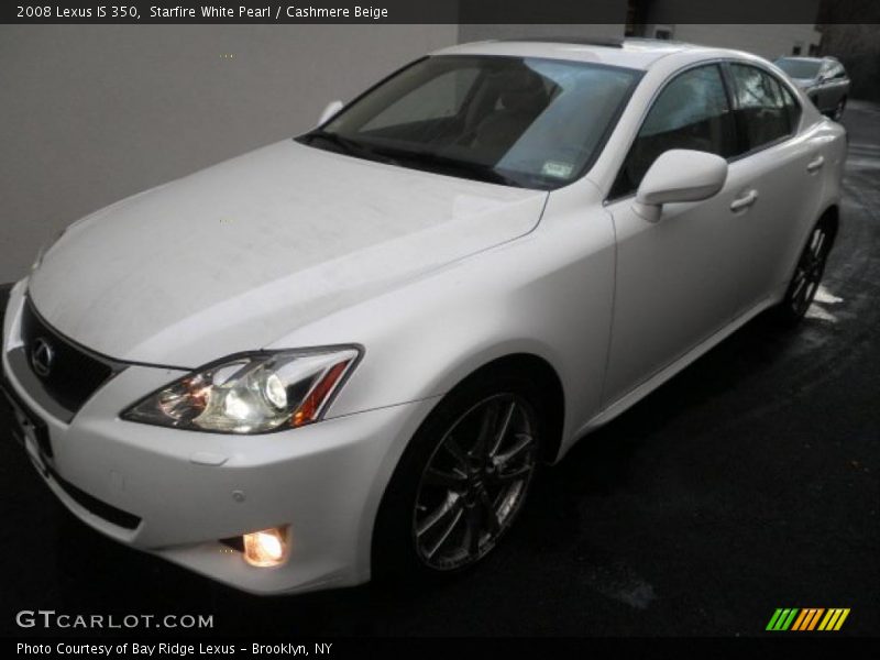 Starfire White Pearl / Cashmere Beige 2008 Lexus IS 350