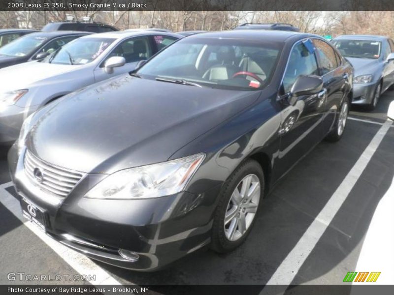 Smoky Granite Mica / Black 2008 Lexus ES 350