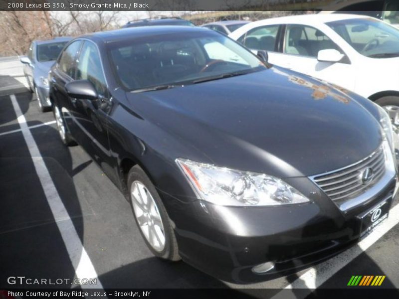 Smoky Granite Mica / Black 2008 Lexus ES 350