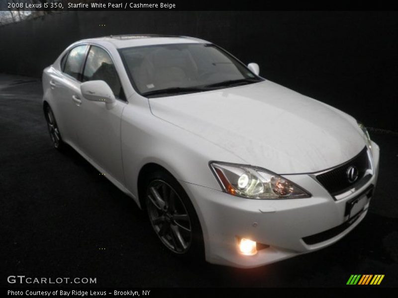 Starfire White Pearl / Cashmere Beige 2008 Lexus IS 350