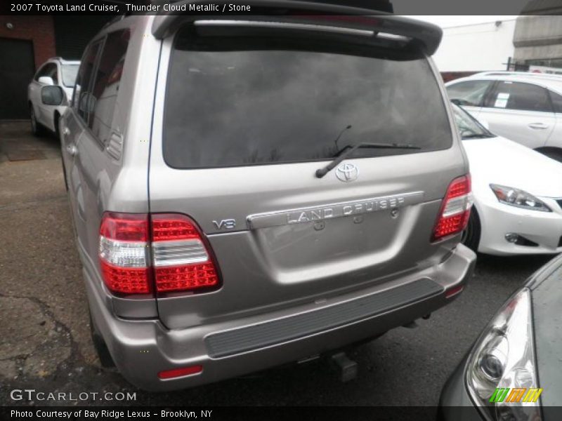 Thunder Cloud Metallic / Stone 2007 Toyota Land Cruiser
