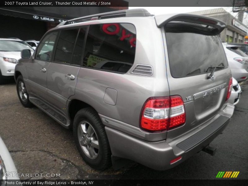 Thunder Cloud Metallic / Stone 2007 Toyota Land Cruiser