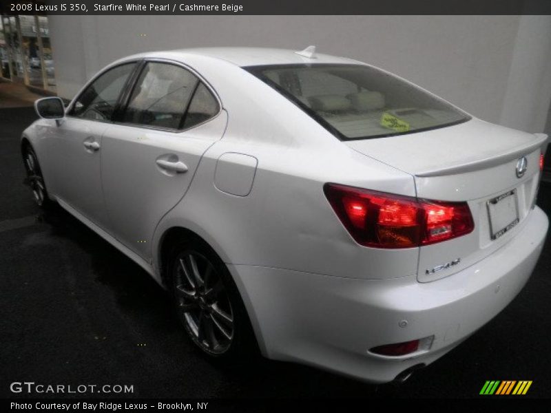 Starfire White Pearl / Cashmere Beige 2008 Lexus IS 350