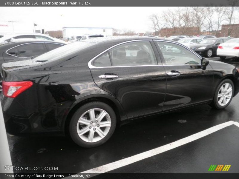 Black Sapphire Pearl / Black 2008 Lexus ES 350