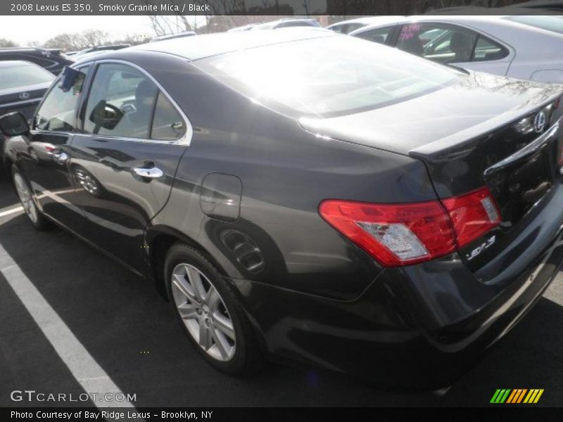 Smoky Granite Mica / Black 2008 Lexus ES 350