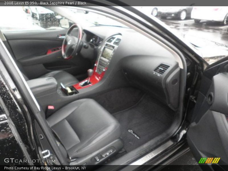 Black Sapphire Pearl / Black 2008 Lexus ES 350