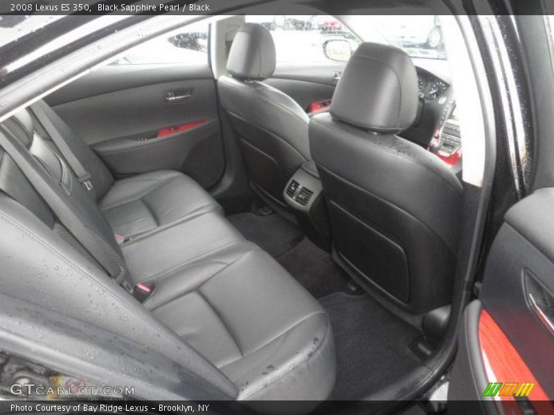 Black Sapphire Pearl / Black 2008 Lexus ES 350
