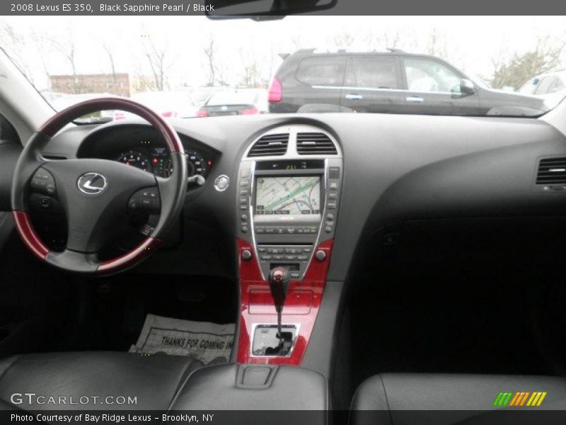 Black Sapphire Pearl / Black 2008 Lexus ES 350