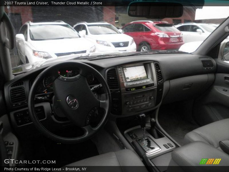 Thunder Cloud Metallic / Stone 2007 Toyota Land Cruiser