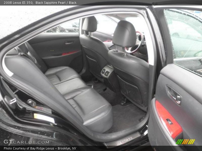 Black Sapphire Pearl / Black 2008 Lexus ES 350