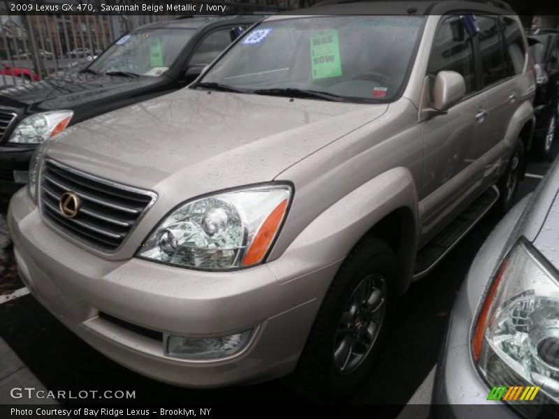 Savannah Beige Metallic / Ivory 2009 Lexus GX 470