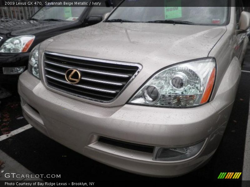 Savannah Beige Metallic / Ivory 2009 Lexus GX 470