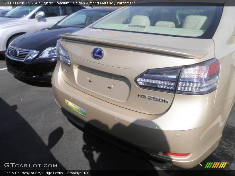 Golden Almond Metallic / Parchment 2010 Lexus HS 250h Hybrid Premium