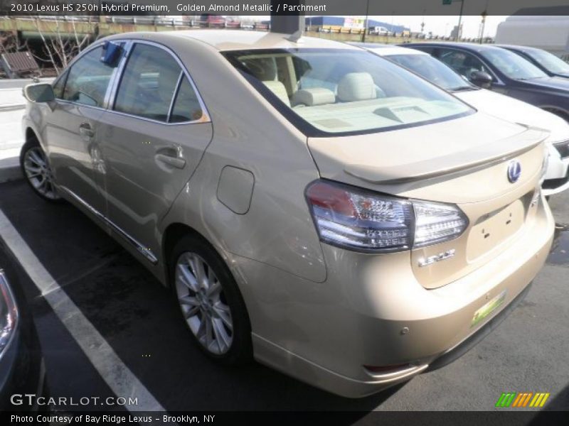 Golden Almond Metallic / Parchment 2010 Lexus HS 250h Hybrid Premium