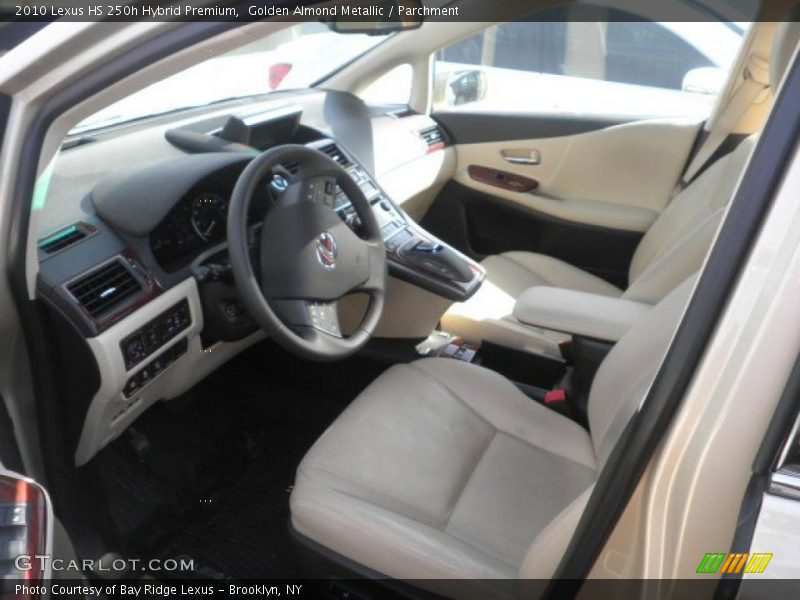Golden Almond Metallic / Parchment 2010 Lexus HS 250h Hybrid Premium