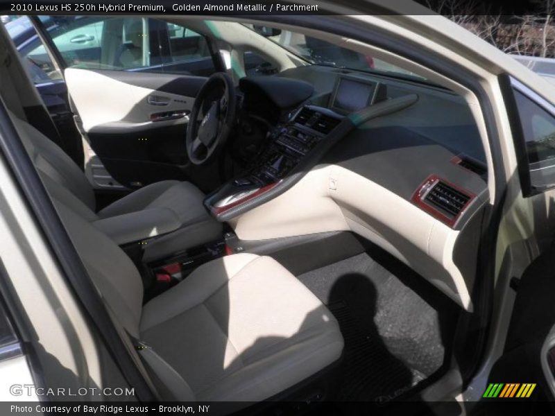 Golden Almond Metallic / Parchment 2010 Lexus HS 250h Hybrid Premium
