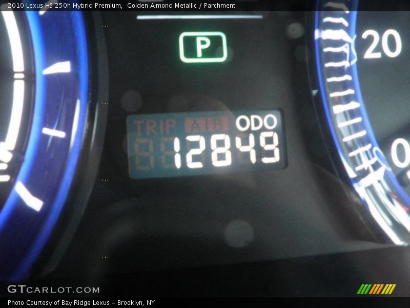 Golden Almond Metallic / Parchment 2010 Lexus HS 250h Hybrid Premium