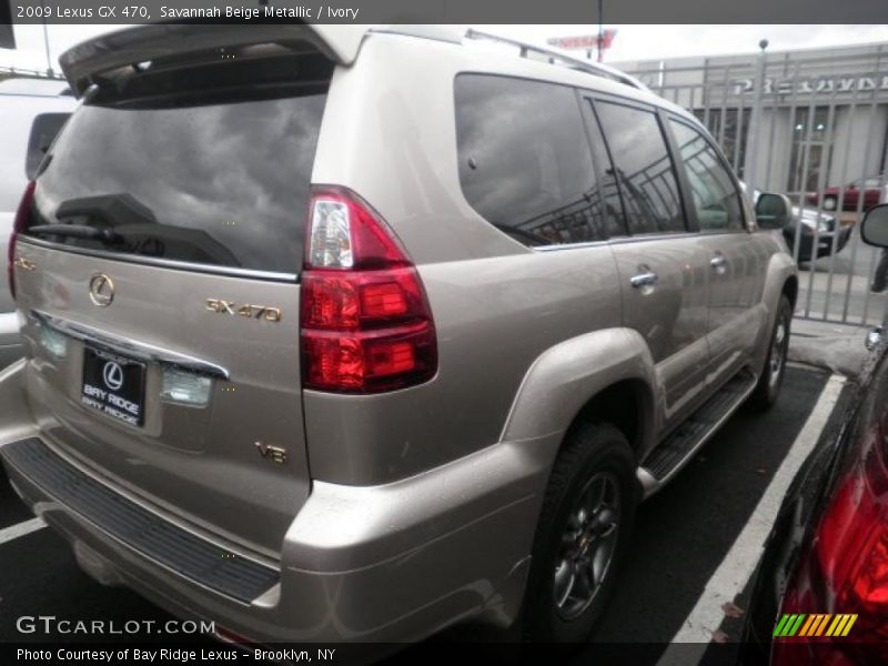 Savannah Beige Metallic / Ivory 2009 Lexus GX 470