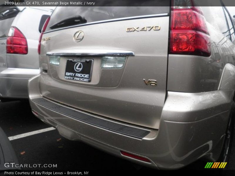 Savannah Beige Metallic / Ivory 2009 Lexus GX 470