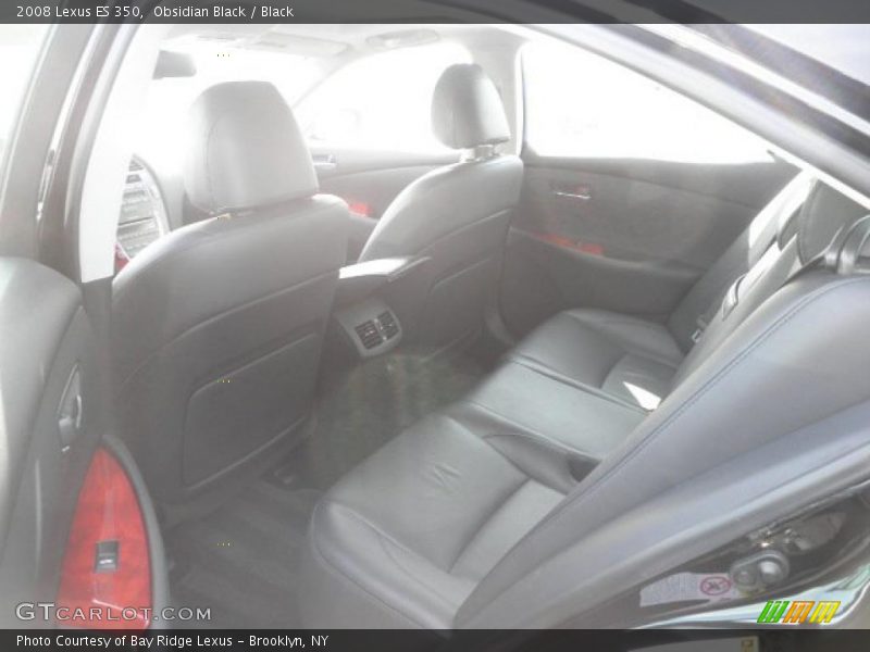 Obsidian Black / Black 2008 Lexus ES 350