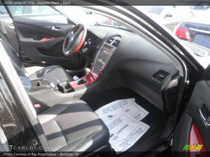Obsidian Black / Black 2008 Lexus ES 350