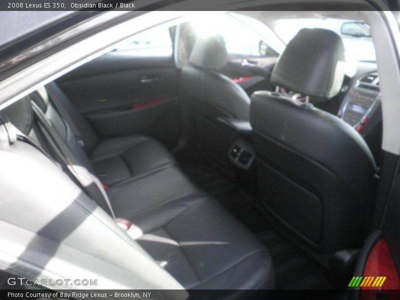 Obsidian Black / Black 2008 Lexus ES 350
