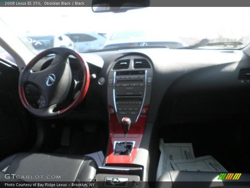 Obsidian Black / Black 2008 Lexus ES 350